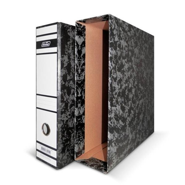 Pasta Arquivo marmoreada c/ e  s/ caixa